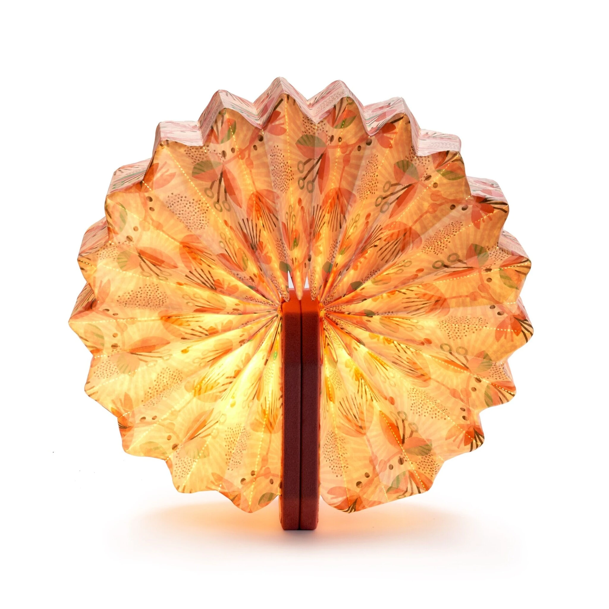 GINGKO Смарт лампа акордеон - розово кадифе и флорарни мотиви