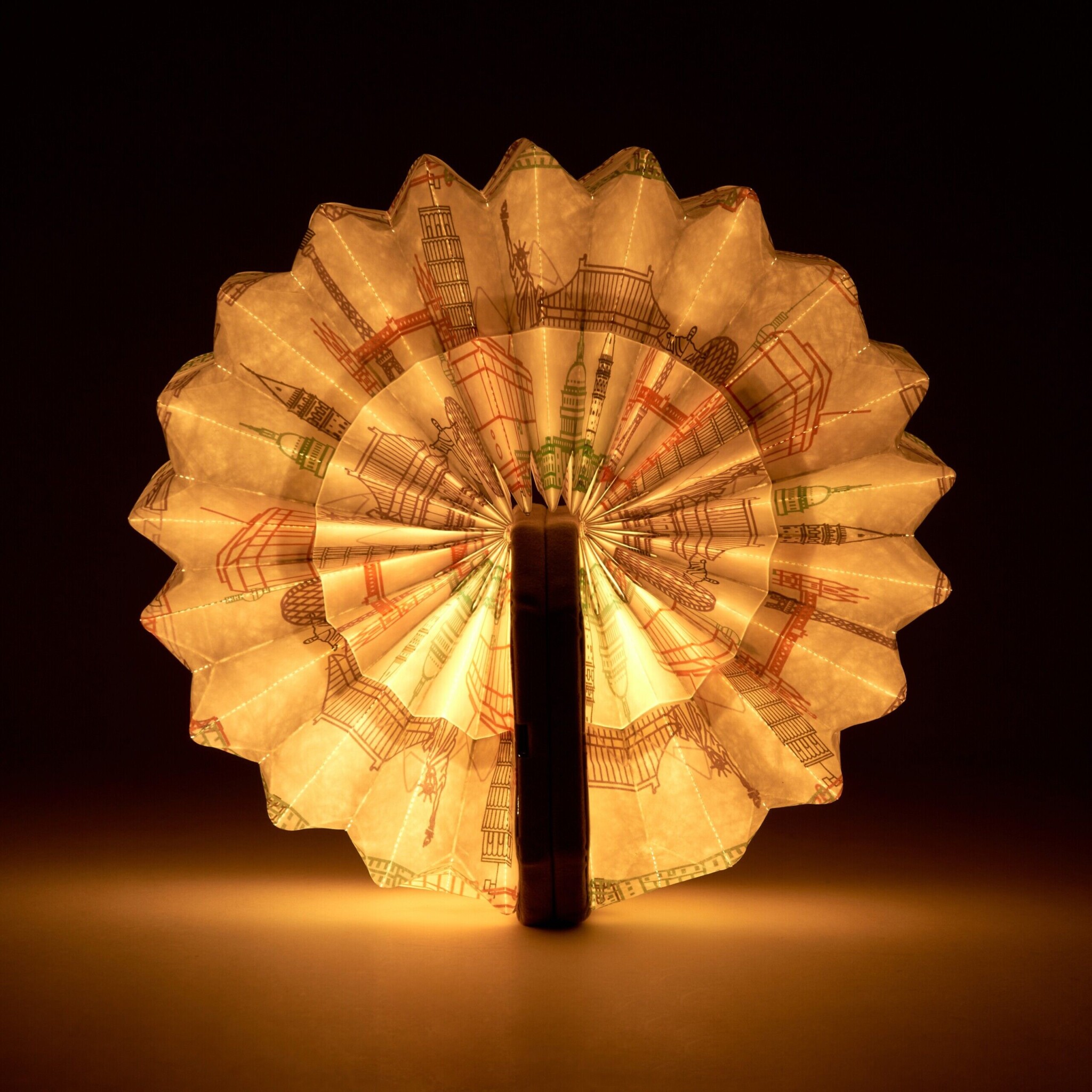 GINGKO Смарт лампа акордеон – сиво кадифе и забележителности