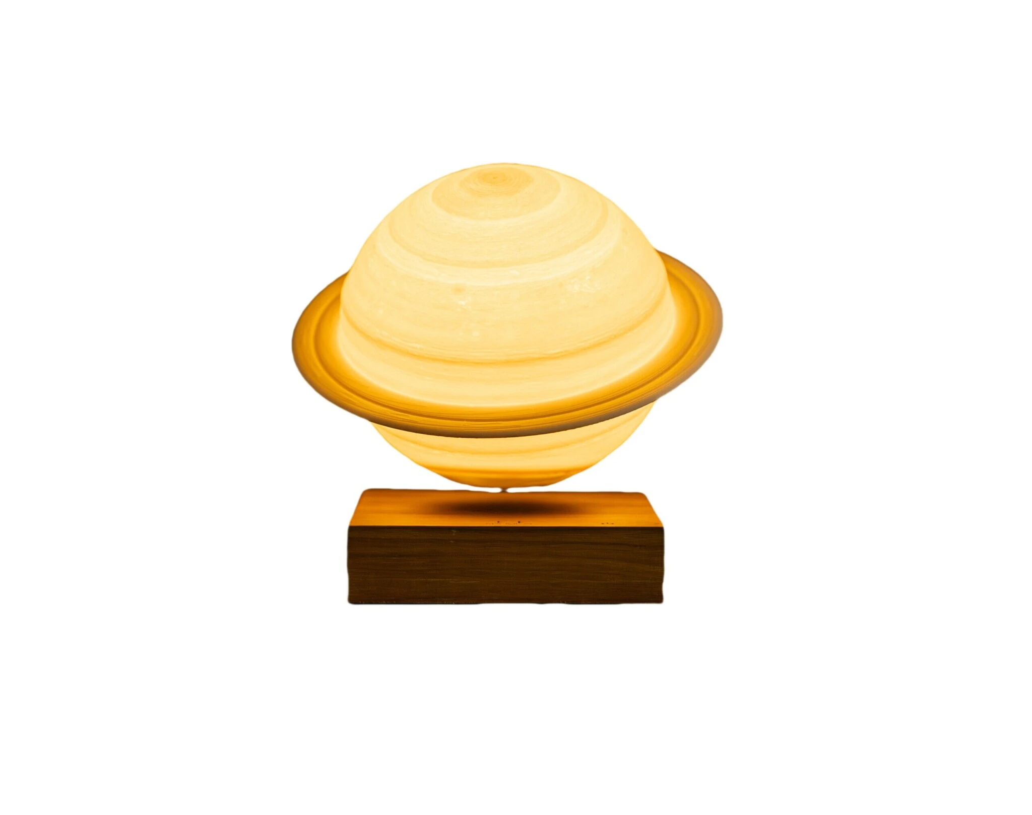 GINGKO Левитираща смарт лампа “SATURN“  - цвят орех