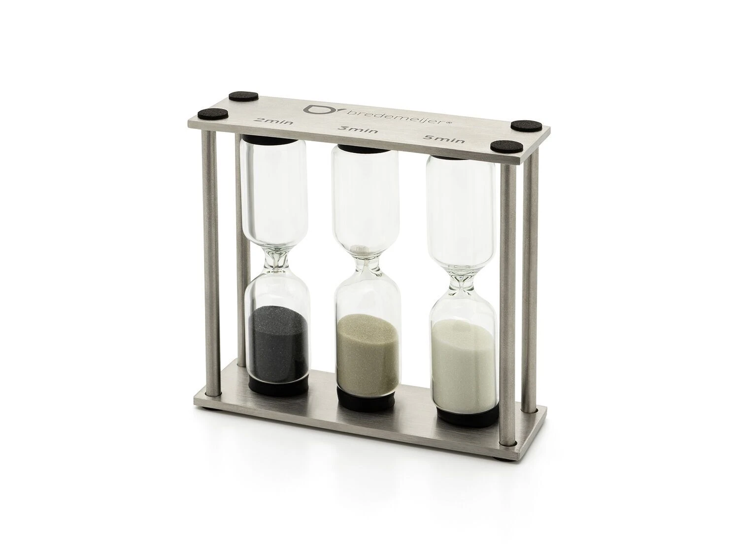BREDEMEIJER Стоманен троен таймер за чай “Duet Classic“ - 2/3/5 мин.