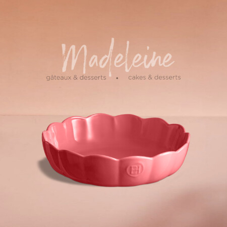 <p><span style="color: #000000;"><strong>EMILE HENRY Керамична форма "MADELEINE ROUND DISH"</strong></span><br /><span style="color: #000000;">• <strong>Ръчно изработена от 100% естествени материали<br />• Устойчива на температури: </strong>- 20º С до + 270º С<strong><br />• Равномерно разпределение на топлината<br />• Задържа топлината на ястието по-дълго от обикновените съдове<br />• Висока устойчивост на надраскване <br /></strong>• </span><strong><span style="color: #000000;">Материал:</span>  <span style="color: #ff0000;">HR® Ceramic (High Resistance) <span style="color: #000000;">/ </span></span></strong><span style="color: #ff0000;"><span style="color: #000000;">Високо устойчива керамика</span></span><strong><span style="color: #ff0000;"><span style="color: #000000;"> / </span><br /><span style="color: #000000;">• Без съдържание на олово, кадмий и никел</span><br /><span style="color: #000000;">• Размери: </span></span></strong><span style="color: #ff0000;"><span style="color: #000000;">Ø</span></span><span style="color: #ff0000;"><span style="color: #000000;"> </span></span><span style="color: #ff0000;"><span style="color: #000000;">27 х 6,5</span></span><span style="color: #ff0000;"><span style="color: #000000;"> см</span></span><span style="color: #ff0000;"><br /></span><span style="color: #ff0000;"><span style="color: #000000;"><strong>• Максимална вместимост: </strong>2,4 литра<br /><strong>• Използваема вместимост:</strong> 1,2 литра<br /></span><span style="color: #000000;"><strong>• Тегло: </strong>1,25 кг</span><br /><span style="color: #000000;">• <strong>Цвят: </strong>бонбонено розов</span><br /><span style="color: #000000;">• <strong>Подходяща за: </strong>фурна / микровълнова фурна / фризер / съдомиялна машина</span><br /><strong><span style="color: #000000;">Производител: EMILE HENRY / Франция</span></strong></span></p><br />Марка: Emile Henry <br />Модел: EH 6253-47<br />Доставка: 2-4 работни дни<br />Гаранция: 2 години