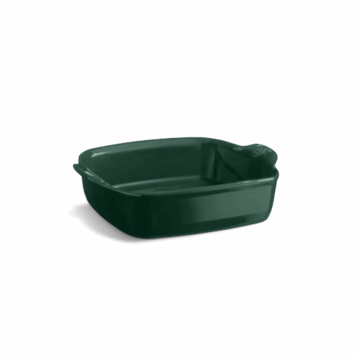 EMILE HENRY Керамична тава "SQUARE OVEN DISH"- 22х22см - цвят зелен кедър