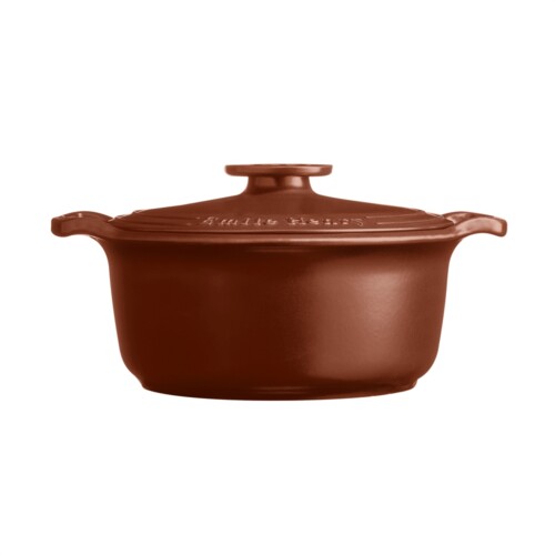 <p><span style="font-size: medium;"><strong>EMILE HENRY Керамична тенджера с капак “Sublime“ Ø 28,5</strong></span><br /><span>• </span><strong>Ръчно изработена от 100% естествени материали<br />• Устойчива на температури: </strong><span>- 20ºС до + 290ºС</span><strong><br />• Равномерно разпределение на топлината<br />• Задържа топлината на ястието по-дълго от обикновените съдове<br />• Висока устойчивост на надраскване <br /></strong><span>• </span><strong>Материал: <span style="color: #ff0000;">Flame® ceramic</span></strong><span> /керамика/</span><br /><span>• </span><strong>Без съдържание на олово, кадмий и никел</strong><br /><span>• </span><strong>Външен размер вкл. дръжките:</strong><span> 34 х 28,5 х 16,5 см (ДхШхВ)</span><br /><span>• </span><strong>Вместимост:</strong><span> 4 л</span><br /><span>• </span><strong>Тегло:</strong><span> 2,740 кг</span><br /><span>• </span><strong>Размери на опаковката:</strong><span> 45 х 37,5 х 19 см (ДхШхВ)</span><br /><span>• </span><strong>Тегло с опаковката:</strong><span> 4,5 кг</span><br /><span>• </span><strong>Цвят:</strong><span> керемидено кафяв</span><br /><strong>• Подходяща за: </strong><span>газови, електрически, керамични и халогенни котлони </span><br /><strong>• Подходяща за: </strong><span>фурна / микровълнова фурна / фризер / съдомиялна машина</span><br /><strong>Производител: EMILE HENRY / Франция</strong></p><br />Марка: Emile Henry <br />Модел: EH 4740-14<br />Доставка: 2-4 работни дни<br />Гаранция: 2 години