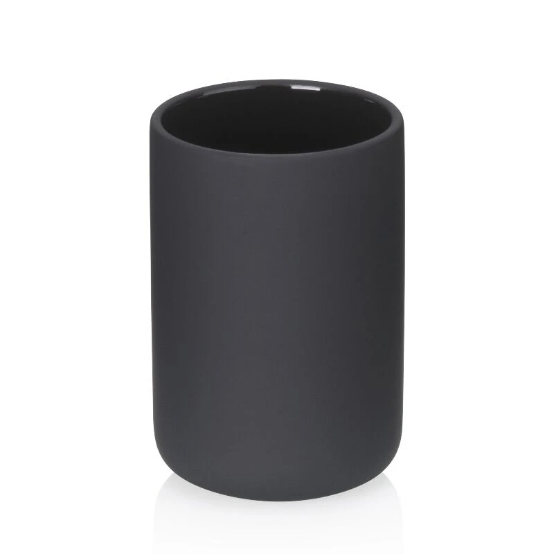 KELA Поставка/Чаша за четки за зъби “Sana“ - черна