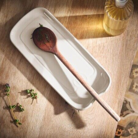 EMILE HENRY Керамична поставка за прибори за готвене  SPOON REST – цвят екрю
