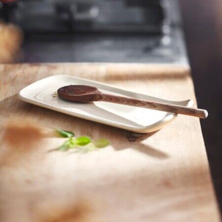EMILE HENRY Керамична поставка за прибори за готвене  SPOON REST – цвят екрю