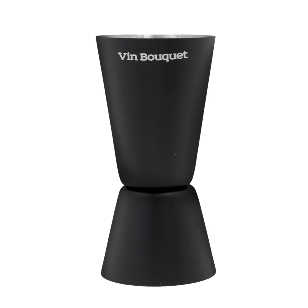 Vin Bouquet Професионална доза/джигър за алкохол 25/50 мл. - цвят черен мат
