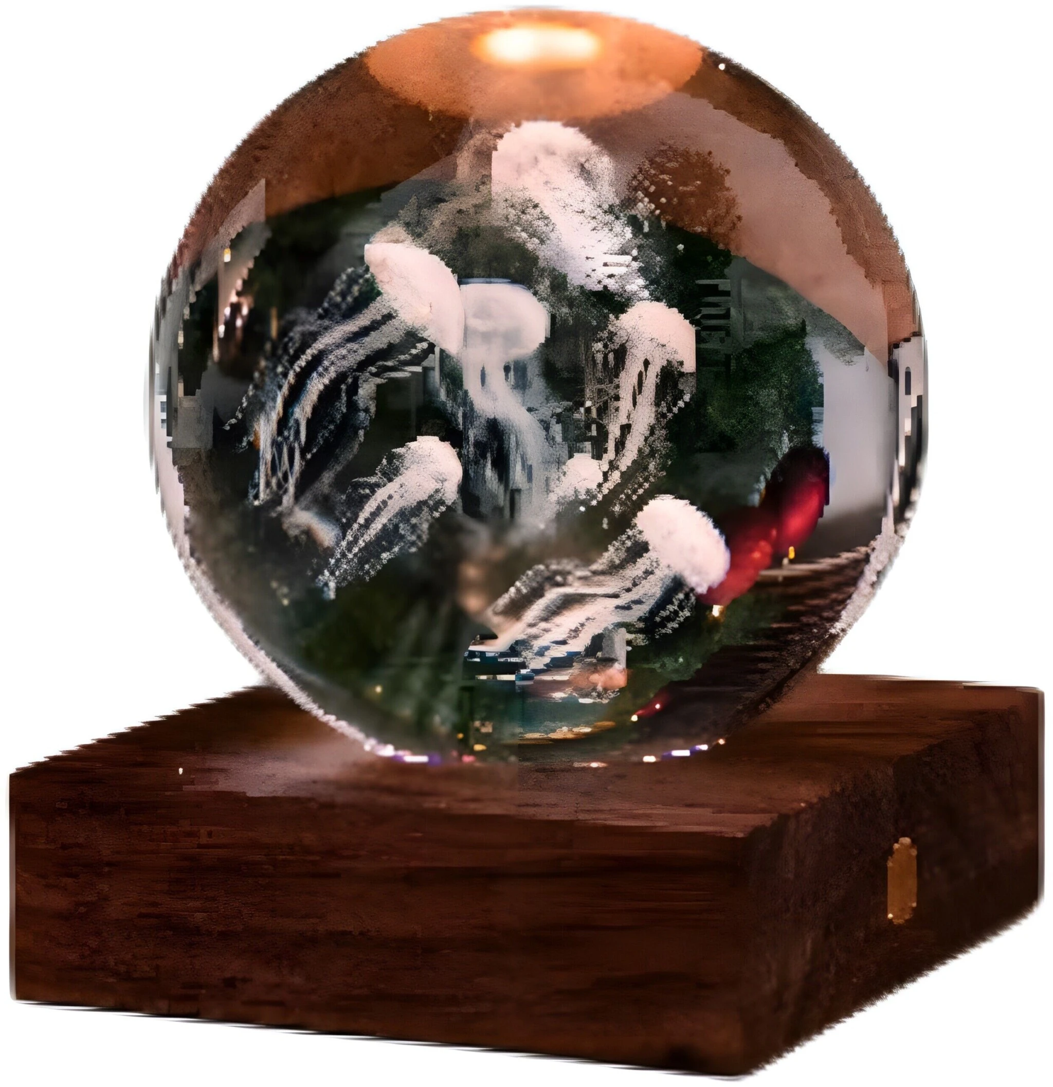 GINGKO 3D Смарт лампа “Amber Crystal“ - Медузи