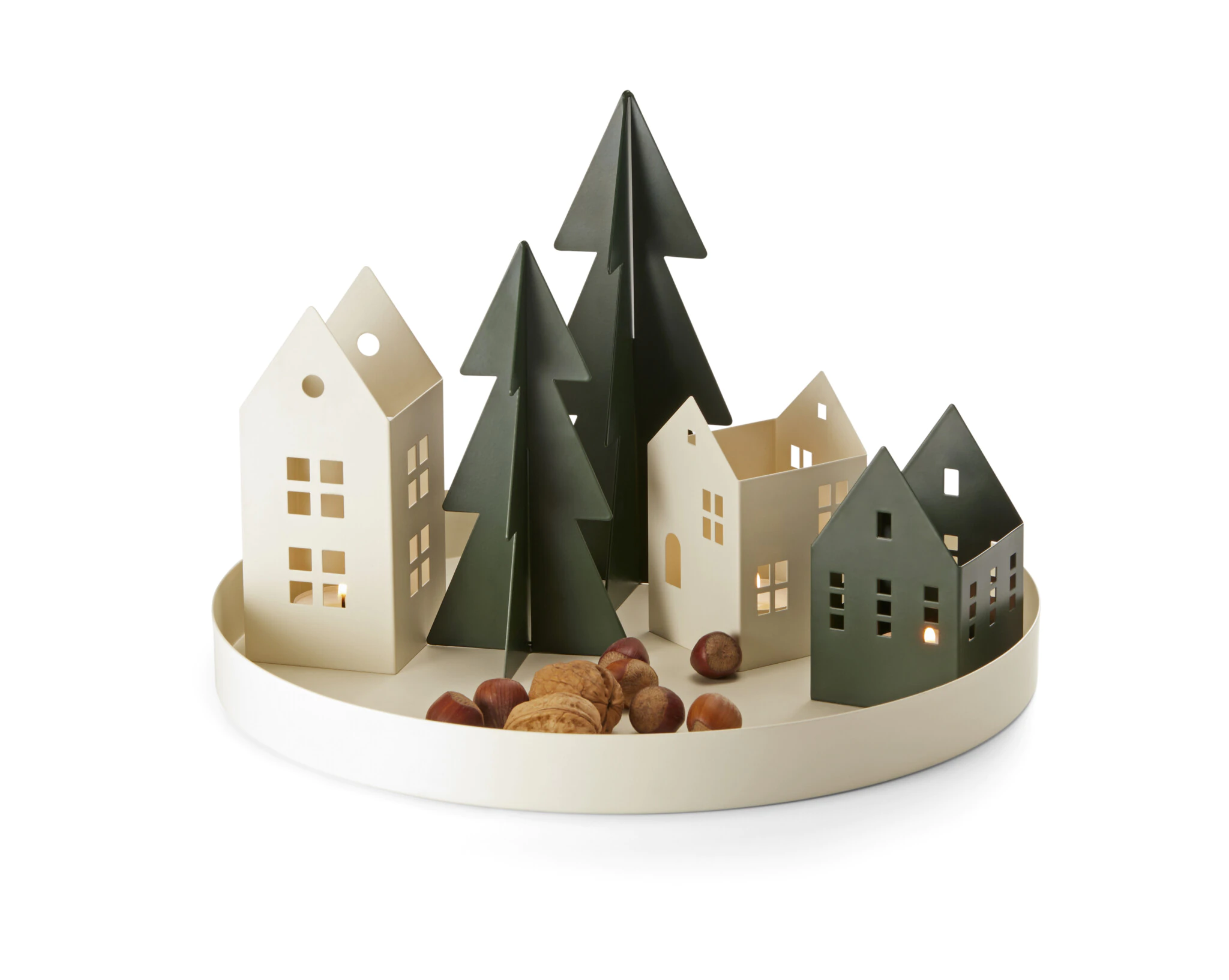 PHILIPPI Коледни свещници с табла “LE QUARTIER“ - 6 части