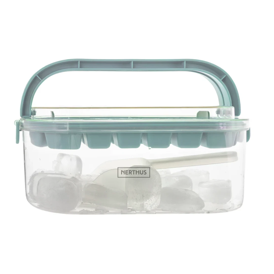 Nerthus Форма за ледени кубчета с контейнер и лопатка