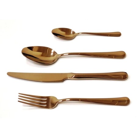 <p><span style="font-size: small; color: #000000;"><strong>HERDMAR Прибори за хранене “LUXOR“ за 12 човека от 51 части.</strong> </span><br /><span style="color: #000000;"> • Изработени от неръждаема стомана 18/10</span><br /><span style="color: #000000;">• Медно PVD покритие - гланц<br />• Подходящи за почистване в съдомиялна машина. <br /> <strong><span style="text-decoration: underline;">Комплектът включва:</span> </strong><br /><strong> • Нож за хранене: 12 бр. </strong><br /> - дължина и тегло на 1 бр: 23 см, 96 гр<br /> <strong>• Вилица за хранене: 12 бр.</strong><br /> - дължина и тегло на 1 бр: 20,4 см, 59 гр<br /><strong>• Лъжица за хранене: 12 бр.</strong> <br />  - дължина и тегло на 1 бр:  20,4 см, 85 гр<br /><strong>• Лъжица за чай: 12 бр</strong><br />- дължина и тегло на 1 бр: 14,2 см, 27 гр<br /><strong>• Черпак: 1 бр</strong><br />- дължина и тегло: 28,9 см, 137 гр<br /><strong>• Лъжица за сервиране: 1 бр</strong><br />- дължина и тегло: 25,5 см, 140 гр<br /><strong>• Вилица за месо: 1 бр</strong><br />- дължина и тегло: 18,8 см, 42 гр<br /><strong>• Комплектът е в луксозна дървена кутия </strong><br /><strong>ПРОИЗВОДИТЕЛ: HERDMAR / Португалия</strong></span></p><br />Марка: HERDMAR <br />Модел: Herdmar 164-5069-0117-160-0007<br />Доставка: 2-4 работни дни<br />Гаранция: 2 години