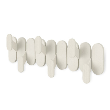 <p><strong>UMBRA Закачалка за стена с 6 бр. закачалки “TEMPO“ - цвят пясък</strong><br /><strong>• </strong><strong>Цвят:</strong> пясък<br /><strong>• 6 бр. кукички /закачалки/ </strong><br /><strong>• Монтаж на стена (с включени елементи)<br />• Материал:</strong> ABS пластмаса<br /><strong>• Размер:</strong> 47 x 16 x 6 cм<br /><strong>• Тегло:</strong> 0,540 кг<br /><strong>• Обща товароносимост: </strong>13,6 кг.<br /><strong>• Товароносимост на 1 кука:</strong> 2,3 кг.<br /><strong>Производител: UMBRA / Канада<br /><em><strong>DESIGN: <strong><em>SANG WOOK PARK<br /></em></strong></strong></em></strong></p><br />Марка: Umbra HK Limited <br />Модел: UMBRA 1022941-1313<br />Доставка: 2-4 работни дни<br />Гаранция: 2 години