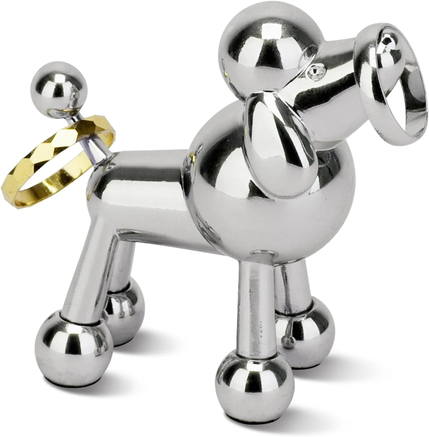 UMBRA Поставка за пръстени “ZOOLA POODLE“ - пудел - цвят хром