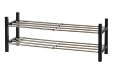 <p><strong><span>4LIVING Регулируема поставка за обувки </span></strong><br />• <strong>Материал: </strong>дъб, неръждаема стомана<br />• <strong>Размери: </strong>57-100 х 30 х 37 см<br />• <strong>Цвят: </strong>черен / инокс<br />•<strong> Тегло:</strong> 2,35 кг<br /><strong>Производител: Tammer Brands/ Финландия</strong></p><br />Марка: 4LIVING <br />Модел: TB 4Living 607206<br />Доставка: 2-4 работни дни<br />Гаранция: 2 години