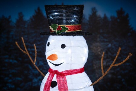 <p><strong>FINNLUMOR Светещ “Снежен човек“, 90см </strong><br /><strong>• Подходящ за открито и закрито<br />• С 80 LED бели светодиода (8бр мигащи)<br />• Размери:</strong><span> 43</span><span> х 43 x 90 см.<br /><strong>• Тегло: </strong>1,04 кг.<br /><span><strong>• Материал:</strong> акрил, полиестер, желязо, мед<strong><br />• Захранване: <br />   input: 220-240V, 50-60Hz <br />   output: 4,5V 50Hz 1,35W <br />• Захранващ кабел:</strong> 5 метра<br /><strong>• Защита:</strong> IP44<br /></span></span><strong>Производител: Tammer Brands/ Финландия</strong></p><br />Марка: FINNLUMOR <br />Модел: TB Finnlumor 608228<br />Доставка: 2-4 работни дни<br />Гаранция: 2 години