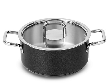 SILAMPOS Плитка тенджера с капак Comfort Black -  Ø 24см.