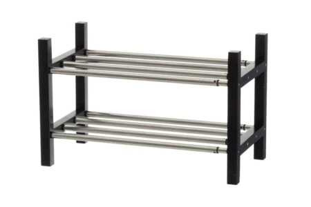 4LIVING Регулируема поставка за обувки - цвят черен