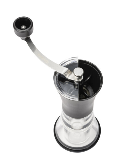 <p><strong>KYOCERA Ръчна кафемелачка с керамичен механизъм, регулируема</strong><br /><strong><span>• </span><span>Керамичен механизъм за смилане с регулиране</span><span><br /></span></strong><span><strong>• Височина: </strong>19 см.<br /><strong>• Контейнер за смляно кафе:</strong> 30 гр<br /><strong>• Материал:</strong> Керамичен механизъм, ABS пластмаса, стомана<br /><strong>• Работа чрез манивела</strong><br /></span><strong>Производител:</strong><span> KYOCERA / Япония</span></p><br />Марка: KYOCERA <br />Модел: Kyocera CM-40<br />Доставка: 2-4 работни дни<br />Гаранция: 2 години