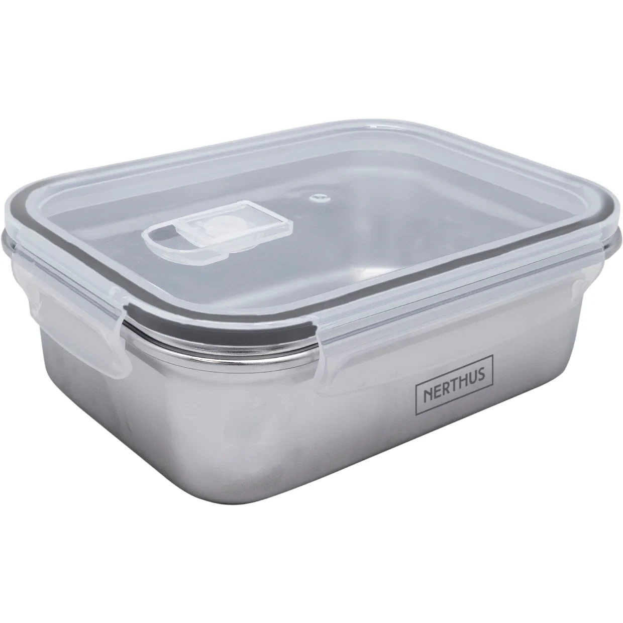 Nerthus Стоманена херметически кутия за храна за микровълнова - 800 мл.