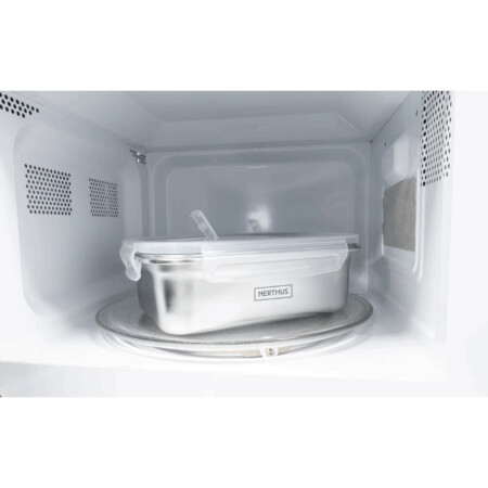 <p><strong>Nerthus Стоманена херметически кутия за храна за микровълнова - 1200 мл.</strong><br /><span><strong>• Размери:</strong> 20</span> x 15 x 6,8<span> см.<br /><strong></strong></span><span><strong>• </strong></span><span><strong>Тегло:</strong> 0,</span>324<span> кг.<br /><strong>• Вместимост:</strong> 1,200 л.</span><br /><span><strong>• </strong></span><span><strong>Материал:</strong> неръждаема стомана</span><br /><span><strong>• </strong></span><strong><span class="a-list-item">Нетоксична<br /></span></strong><span><strong>• </strong></span><strong><span class="a-list-item">Подходяща за микровълнова фурна<br /></span>• Без BPA, латекс, олово, нитрозамин, PVC, петрол, фталати</strong><br /><strong><span class="a-list-item">• Подходяща за съдомиялна машина</span></strong><br /><strong>Производител: Vin Bouquet, Испания</strong></p><br />Марка: Vin Bouquet <br />Модел: VB FIH 1515<br />Доставка: 2-4 работни дни<br />Гаранция: 2 години