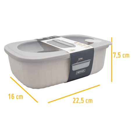 Nerthus Пластмасова херметическа кутия за храна - 1600 мл.