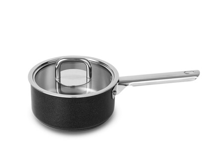 SILAMPOS Съд за сос с капак Comfort Black - Ø 16см