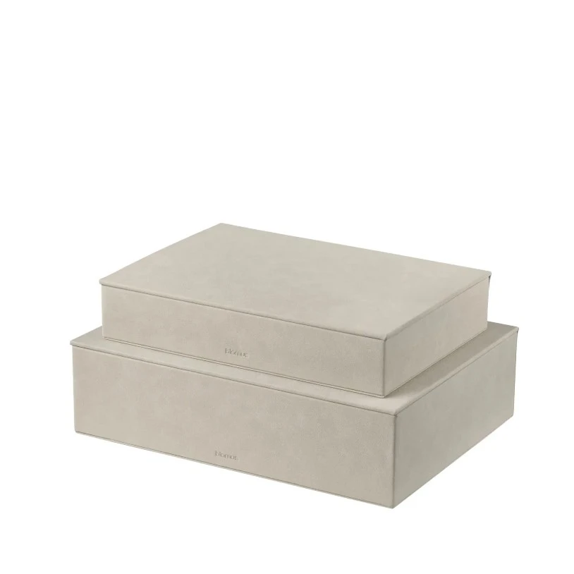 BLOMUS Комплект от 2 бр кутии за съхранение “SAHLA“ - цвят опушено бежово (Nomad)