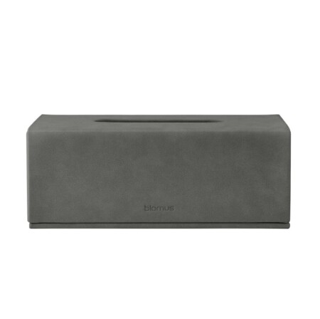 <p><span style="font-size: small;"><strong>BLOMUS Кутия за салфетки / кърпички “SAHLA“ </strong></span><br />• <strong>Размери: </strong>15 х 22 х 4 см<br /><strong>• Сатенирана лента свързваща кутията с капака<br />• Цвят:</strong> сив (Pewter) <br />•<strong> Материал:</strong> изкуствена кожа тип велур<br /><strong>• Производител:</strong> BLOMUS, Германия <br /><em><strong>DESIGN:</strong> <strong>Studio blomus</strong></em></p><br />Марка: BLOMUS <br />Модел: BLOMUS 68316<br />Доставка: 2-4 работни дни<br />Гаранция: 2 години