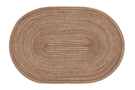 4Living Овална подложка за хранене 30 х 45 см. “Heini“ - кафява