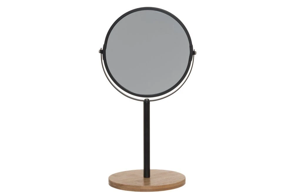 4Living Козметично огледало с бамбукова основа