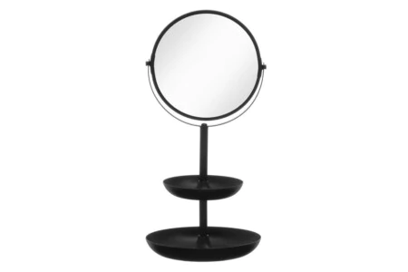 4Living Козметично огледало с 2 отделения за аксесоари