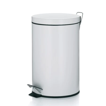 KELA Кош за отпадъци с педал “Monaco“ - бял - 12л.