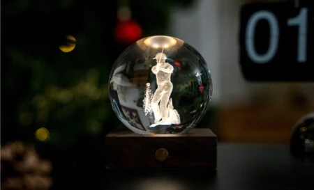 GINGKO 3D Смарт лампа “Amber Crystal“  - Голфър