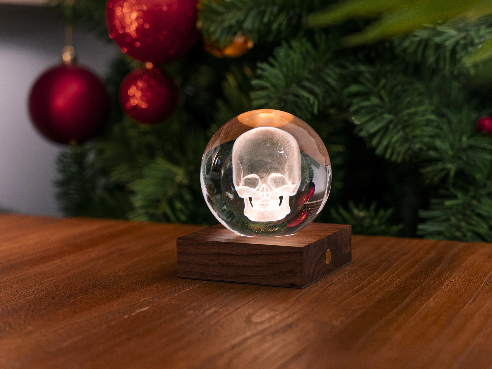 GINGKO 3D Смарт лампа “Amber Crystal“ - Череп