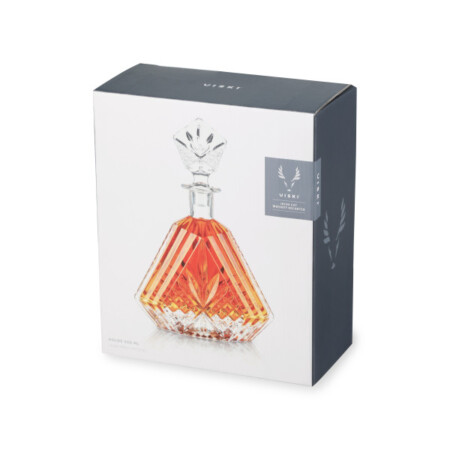 <p><strong>VISKI Стъклена гарафа/декантер за алкохол &ldquo;ADMIRAL&ldquo;<br />&bull; Материал: </strong>безоловен кристал<br /><strong>&bull; Размери: </strong>7,6 х 17,8 х 25,4 см (ДхШхВ)<br /><strong>&bull; Вместимост:</strong> 444 мл<br /><strong>&bull; Тегло: </strong>1,160 кг<br /><strong>&bull; Размер на опаковката: </strong>20,6 х 10,2 х 27,6 см<br /><strong>&bull; Тегло с опаковката: </strong>1,860 кг<br /><strong>&bull; Препоръчва се ръчно измиване</strong><br /><strong>Производител:</strong> Viski&reg; / САЩ</p><br />Марка: TRUEBRANDS <br />Модел: VISKI 1061<br />Доставка: 2-4 работни дни<br />Гаранция: 2 години