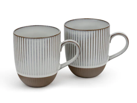 BREDEMEIJER Сет от 2 керамични чаши за чай “Ingo“ - 450 мл.