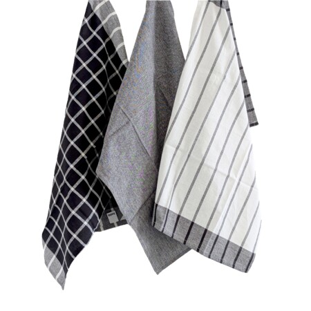 <p><strong>KELA Комплект от 3 бр. домакински кърпи за съдове &ldquo;Pasado&ldquo; - 65х45 см - черно-бели</strong><br /><strong>&bull; Серия:&nbsp;</strong><span>Pasado</span><br /><strong>&bull; Материал:</strong><span>&nbsp;100 % памук</span><br /><span>&bull;&nbsp;</span><strong>Размери:</strong><span>&nbsp;65 х 45 см.</span><br /><strong>&bull; С халка за закачане<br /></strong><strong>&bull; Цвят:</strong><span>&nbsp;черен / бял</span><br /><strong>&bull; Пране:&nbsp;</strong><span>при температура до 40 &deg;С</span><br /><strong>&bull; Производител: KELA / Германия</strong></p><br />Марка: KELA <br />Модел: KELA 15972<br />Доставка: 2-4 работни дни<br />Гаранция: 2 години