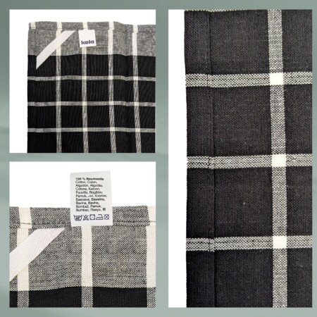 <p><strong>KELA Комплект от 3 бр. домакински кърпи за съдове &ldquo;Pasado&ldquo; - 65х45 см - черно-бели</strong><br /><strong>&bull; Серия:&nbsp;</strong><span>Pasado</span><br /><strong>&bull; Материал:</strong><span>&nbsp;100 % памук</span><br /><span>&bull;&nbsp;</span><strong>Размери:</strong><span>&nbsp;65 х 45 см.</span><br /><strong>&bull; С халка за закачане<br /></strong><strong>&bull; Цвят:</strong><span>&nbsp;черен / бял</span><br /><strong>&bull; Пране:&nbsp;</strong><span>при температура до 40 &deg;С</span><br /><strong>&bull; Производител: KELA / Германия</strong></p><br />Марка: KELA <br />Модел: KELA 15972<br />Доставка: 2-4 работни дни<br />Гаранция: 2 години