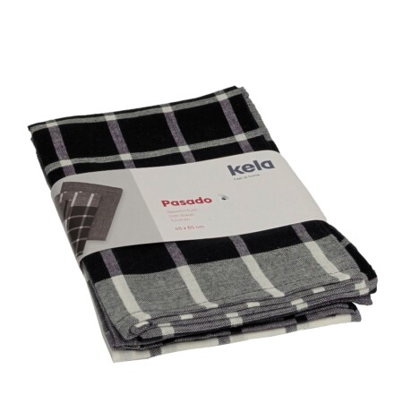 <p><strong>KELA Комплект от 3 бр. домакински кърпи за съдове &ldquo;Pasado&ldquo; - 65х45 см - черно-бели</strong><br /><strong>&bull; Серия:&nbsp;</strong><span>Pasado</span><br /><strong>&bull; Материал:</strong><span>&nbsp;100 % памук</span><br /><span>&bull;&nbsp;</span><strong>Размери:</strong><span>&nbsp;65 х 45 см.</span><br /><strong>&bull; С халка за закачане<br /></strong><strong>&bull; Цвят:</strong><span>&nbsp;черен / бял</span><br /><strong>&bull; Пране:&nbsp;</strong><span>при температура до 40 &deg;С</span><br /><strong>&bull; Производител: KELA / Германия</strong></p><br />Марка: KELA <br />Модел: KELA 15972<br />Доставка: 2-4 работни дни<br />Гаранция: 2 години