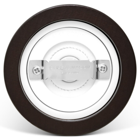 <p><strong>COLE & MASON Мелничка за сол &ldquo;LONDON&ldquo; - 18 см. - цвят тъмен шоколад - с механизъм за прецизност</strong><br /><strong>&bull; Диаметър:&nbsp;</strong><span>&Oslash; 5,8 см.</span><br /><strong>&bull;&nbsp;Височина:</strong><span>&nbsp;18 см.<br /><strong>&bull; Тегло с опаковката:</strong>&nbsp;0,240 кг.&nbsp;</span><br /><strong>&bull;&nbsp;Материал:</strong><span>&nbsp;буково дърво, стомана, керамика</span><br /><strong>&bull;&nbsp;Механизъм:&nbsp;</strong><span>керамичен механизъм<br /><strong>&bull; Регулиране на едрината на смилане</strong></span><br /><span style="color: #ff0000;"><strong>&bull;&nbsp;Да не се мокри с вода!<br />&bull;</strong></span><span>&nbsp;<strong><span style="color: #ff0000;">Не използвайте мелничките за различни от сол и черен пипер продукти!!!&nbsp;</span><br /><span style="color: #ff0000;"><strong>&bull;&nbsp;Не поставяйте сол в мелницата за пипер, тъй като това ще разяде механизма от въглеродна стомана!</strong></span><br /></strong></span><strong>Производител: Cole&Mason / Англия</strong></p><br />Марка: COLE & MASON <br />Модел: Cole & Mason H 233120<br />Доставка: 2-4 работни дни<br />Гаранция: 2 години