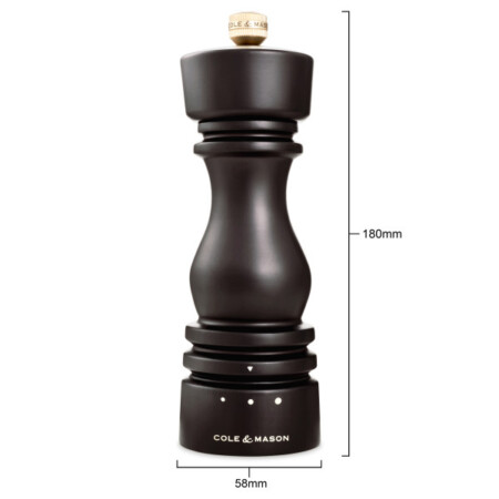 <p><strong>COLE & MASON Комплект мелнички за сол и пипер &ldquo;LONDON&ldquo; - 18 см. - цвят тъмен шоколад - с механизъм за прецизност</strong><br /><strong>&bull; Диаметър:&nbsp;</strong><span>&Oslash; 5,8 см.</span><br /><strong>&bull;&nbsp;Височина:</strong><span>&nbsp;18 см.<br /><strong>&bull; Тегло с опаковката:</strong>&nbsp;0,780 кг.&nbsp;</span><br /><strong>&bull;&nbsp;Материал:</strong><span>&nbsp;буково дърво, стомана, керамика</span><br /><strong>&bull;&nbsp;Механизъм:&nbsp;</strong><span>закалена въглеродна стомана, керамичен механизъм<br /><strong>&bull; Регулиране на едрината на смилане</strong></span><br /><span style="color: #ff0000;"><strong>&bull;&nbsp;Да не се мокри с вода!<br />&bull;</strong></span><span>&nbsp;<strong><span style="color: #ff0000;">Не използвайте мелничките за различни от сол и черен пипер продукти!!!&nbsp;</span><br /><span style="color: #ff0000;"><strong>&bull;&nbsp;Не поставяйте сол в мелницата за пипер, тъй като това ще разяде механизма от въглеродна стомана!</strong></span><br /></strong></span><strong>Производител: Cole&Mason / Англия</strong></p><br />Марка: COLE & MASON <br />Модел: Cole & Mason H 233122<br />Доставка: 2-4 работни дни<br />Гаранция: 2 години