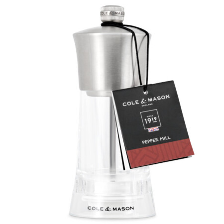 COLE & MASON Акрилна мелничка за пипер “BROMLEY“ - 15 см.
