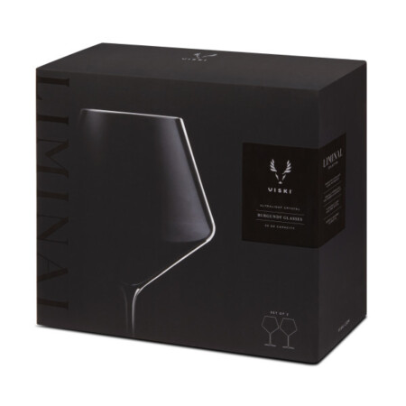 <p><strong>VISKI Кристални чаши тип &ldquo;Бургунди&ldquo; за вино &ldquo;LIMINAL&ldquo; 2 бр.<br />&bull; В комплект 2 бр чаши<br />&bull; Материал: </strong>изключително чист&nbsp;безоловен кристал<br /><strong>&bull; С големи "купи" за повишена аерация</strong><br /><strong>&bull; С високи дръжки, които помагат за поддържане на идеалната температура на&nbsp; виното</strong><br /><strong>&bull; Ултра тънки и леки<br /></strong><strong>&bull; Размер на 1 бр чаша: </strong>13 х 22,6 см (ШхВ)<br /><strong>&bull; Вместимост на 1 бр чаша:</strong> 950 мл<br /><strong>&bull; Тегло на 1 бр чаша: </strong>0,150 кг<br /><strong>&bull; Размер на опаковката: </strong>30,6 х 15,6 х 27,7 см<br /><strong>&bull; Тегло с опаковката: </strong>0,400 кг<br /><strong>&bull; Подходящи за съдомиялна машина ( в горна кошница)</strong><br /><strong>Производител:</strong> Viski&reg; / САЩ</p><br />Марка: TRUEBRANDS <br />Модел: VISKI 11418<br />Доставка: 2-4 работни дни<br />Гаранция: 2 години