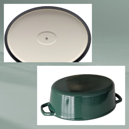 <p><strong>KELA Чугунена овална тенджера с капак &ldquo;Calido&ldquo; - 36х29 см. - зелена</strong><br /><strong>&bull; Серия:&nbsp;</strong>Calido<br /><strong>&bull; Материал:</strong>&nbsp;чугун<br /><strong>&bull; Размери:</strong>&nbsp;36 х 29 х 15 см.<br /><strong>&bull; Вместимост:</strong>&nbsp;9,3 л.<br /><strong>&bull; Цвят:</strong>&nbsp;зелен<br /><strong>&bull; Производител: KELA / Германия<br />&bull;&nbsp;Подходяща за:</strong></p>
<p><strong><img src="https://www.vip-giftshop.com/media//file_8.jpg" alt="" width="200" /></strong></p><br />Марка: KELA <br />Модел: KELA 12903<br />Доставка: 2-4 работни дни<br />Гаранция: 2 години