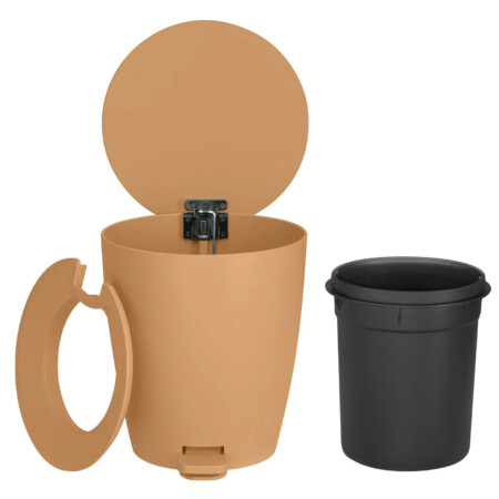 <p><strong>BLOMUS Кош за отпадъци AVA </strong><br /><strong>&bull; Височина:</strong><span>&nbsp;24 см.</span><br /><strong>&bull; Диаметър:&nbsp;</strong><span>&Oslash; 21 см.<br /></span><strong>&bull; Вместимост: </strong>3 литра<br /><strong>&bull; С вътрешна кофа<br />&bull; Със специален вътрешен пръстен<br />&bull; Отваряне чрез педал</strong><br /><strong>&bull;&nbsp;Цвят:</strong><span>&nbsp;кафяв (Tan)</span><br /><strong>&bull; Материал: </strong><span>пластмаса, силикон</span><br /><strong>&bull; Производител:&nbsp;BLOMUS, Германия)<br /></strong><em><strong>DESIGN:</strong>&nbsp;<strong>Nadine K&uuml;mmel</strong></em><strong>&nbsp;</strong></p><br />Марка: BLOMUS <br />Модел: BLOMUS 67419<br />Доставка: 2-4 работни дни<br />Гаранция: 2 години