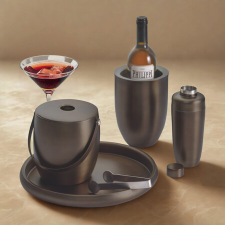 <p><span style="font-size: medium;"><span style="font-size: small;"><strong>PHILIPPI Шейкър за коктейли &ldquo;HEMINGWAY&ldquo;</strong></span><br /><span style="font-size: small;"><strong>&bull; Материал: </strong>прахово боядисана&nbsp;неръждаема стомана<br /><strong>&bull; Цвят</strong>: кафяв<br /><strong>&bull; Размер:</strong>&nbsp;9 x 9 x 21 (h) см<br /><strong>&bull; Вместимост: </strong>500 мл<br /><strong>&bull; Тегло:</strong> 0,300 кг</span><br /><span style="font-size: small;"><strong>Производител: </strong>PHILIPPI / Германия</span><br /><strong><em><span style="font-size: small;">DESIGNER: Flip </span></em></strong></span></p><br />Марка: PHILIPPI <br />Модел: PH 116015<br />Доставка: 2-4 работни дни<br />Гаранция: 2 години