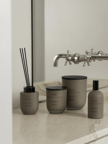 <p><strong>BLOMUS Арома дифузер с пръчици TUOKSU,100 мл - аромат Wood</strong><br /><span><strong>&bull; Шише от цветно стъкло<br />&bull;&nbsp;Материал:&nbsp;</strong>стъкло, пластмаса<br /><strong>&bull; Пръчиците са от специален влакнест материал</strong></span><span><br /></span><span><strong><span>&bull; Размер:&nbsp;</span></strong><span>&Oslash; 5</span><span>&nbsp;х 9 см.<br /></span></span><span><span><strong>&bull; Течност:&nbsp;</strong>100 мл</span><br /><span><strong>&bull;&nbsp;Цвят:</strong>&nbsp;опушено кафяво (Coffee)<br /><strong>&bull; Аромат:</strong>&nbsp;Wood (бор, сандалово дърво и момина сълза)</span><br /><strong><span>Производител:&nbsp;</span>BLOMUS / Германия</strong></span></p><br />Марка: BLOMUS <br />Модел: BLOMUS 69298<br />Доставка: 2-4 работни дни<br />Гаранция: 2 години