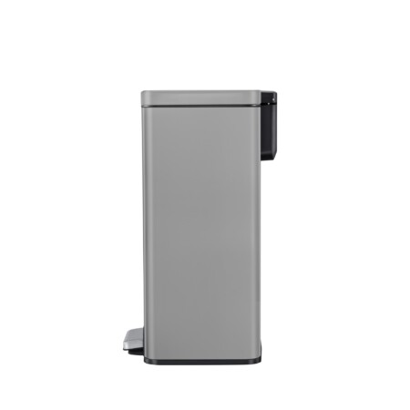 <p><span style="color: #000000;"><span style="font-size: small;"><strong><strong>EKO Кош за отпадъци с педал &ldquo;MADISON&ldquo; - 50 литра </strong></strong></span><strong><br /> <strong>&bull; Материал:</strong> </strong>матирана неръждаема стомана<strong><br /><strong>&bull; Цвят:</strong>&nbsp;</strong>сив мат<strong><br /><strong>&bull; Вместимост:</strong> </strong>50 литра<strong> <br /><strong>&bull; Размери:</strong> </strong>36 х 43 х 65 см.<strong><br /><strong>&bull; Вътрешна пластмасова кофа</strong><br /><strong>&bull; Покритие срещу пръстови отпечатъци</strong><br /><strong>&bull; Безшумно и плавно отваряне и затваряне на капака</strong><br /><strong>&bull; Функция за заключване на капака в отворена позиция, за лесно почистване или смяна на торбата</strong><br /><strong>&bull; Фиксатор за найлонов чувал / торба</strong><br /><strong>Производител: EKO EUROPE / Холандия</strong></strong></span></p><br />Марка: EKO-EUROPE <br />Модел: EKO 936150 - Matt grey<br />Доставка: 2-4 работни дни<br />Гаранция: 2 години