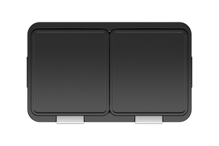 <p><strong>EKO EUROPE Кош за разделно събиране &ldquo;ESSENTIAL TOUCH&ldquo; - 2 х 30 л - хром мат</strong><br /><span><strong>&bull; Материал:</strong> матирана неръждаема стомана, пластмаса</span><br /><span><strong>&bull; Цвят:</strong> хром / черен</span><br /><strong>&bull; Функция за заключване на капака в отворена позиция за лесно почистване или смяна на торбата</strong><br /><span><strong>&bull; Вместимост:</strong> 2 x 30 литра</span><br /><span>&bull;<strong> Размери:</strong> 52,5 х 32 х 66,5 см</span><br /><strong><span>&bull; 2 бр. вътрешни пластмасови кофи<br />&bull; С два капака</span><br /><span>&bull; Покритие срещу пръстови отпечатъци</span><br /><span>&bull; Безшумно отваряне и затваряне на капака</span><br /><span>&bull; Фиксатор за найлонов чувал / торба<br />&bull; Отваряне чрез TOUCH механизъм</span></strong><br /><strong>Производител: EKO EUROPE / Холандия</strong></p><br />Марка: EKO-EUROPE <br />Модел: EKO 917260 - Matt s/s<br />Доставка: 2-4 работни дни<br />Гаранция: 2 години