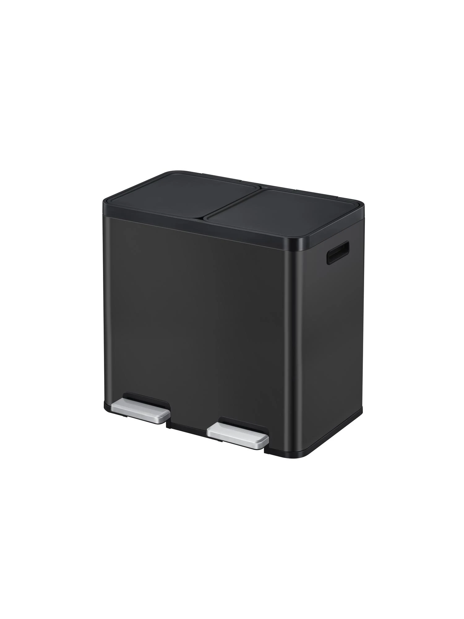 EKO Кош за разделно събиране с 2 педала “ESSENTIAL“ - 2 х 22 л. - черен